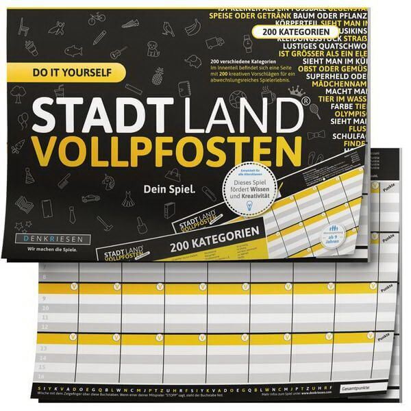 Thumbnail - Stadt Land Vollpfosten - Do It Yourself-edition (dina4-format)