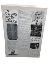 1966 Dopp Travel Kit And Sero Gentlemens Shirts Vintage Print Ad