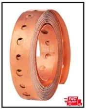 3/4 In. X 10 Ft. 24-Gauge Copper Pipe Hanger Strap