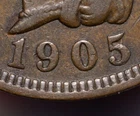 1905 Indian Head Cent.  HIGH GRADE  -  "Full LIBERTY"   -