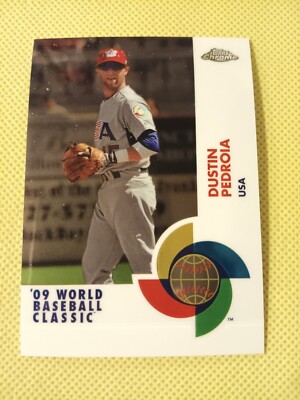 2009 WORLD BASEBALL CLASSIC 限定カード 2009 DUSTIN PEDROIA TOPPS CHROME WBC WORLD BASEBALL CLASSIC CARD