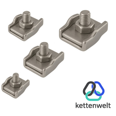 Simplex Duplex Drahtseilklemmen V4AAISI316 Edelstahl seewasserfest Profiqualität
