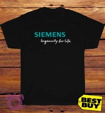 New Siemens Ingenuity For Life Logo Men's T-Shirt Made From USA Size S to 5XL