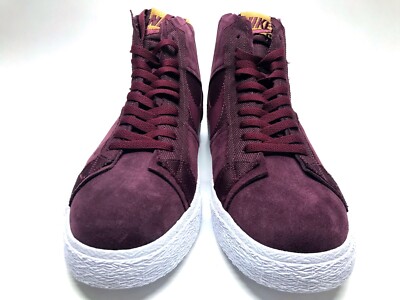 Size 14 - Nike Zoom Blazer Premium SB Mid Maroon Patchwork  display picture 2