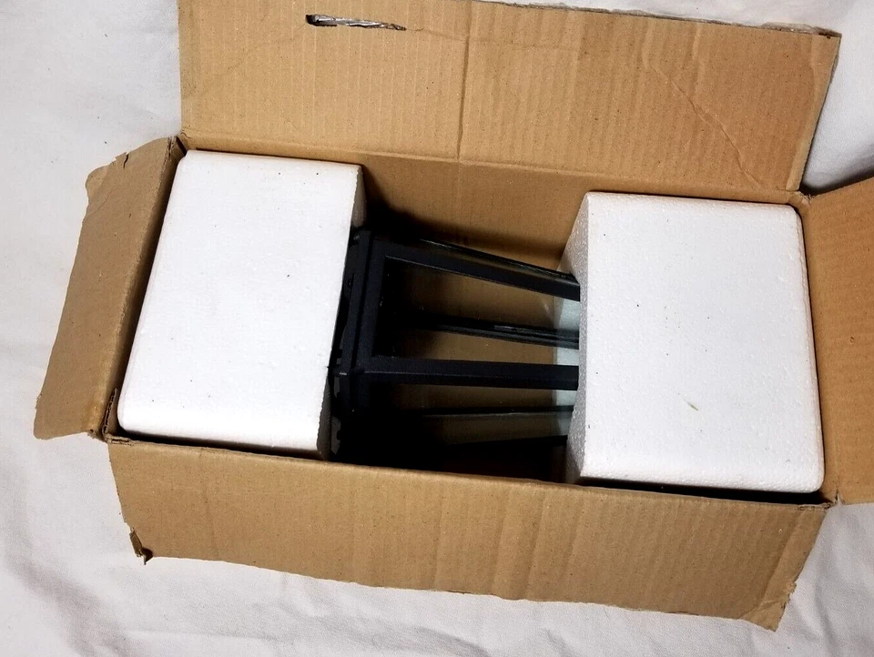 Candelabro colgante de metal de vidrio negro para diligencia decoración de interiores colonial Foto 2 de 4