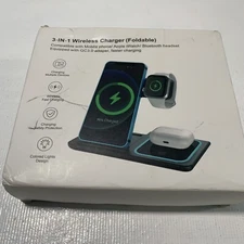 Wireless Charger Charging Station 3In1 For Apple Watch Air Pods iPhone 14 13 12