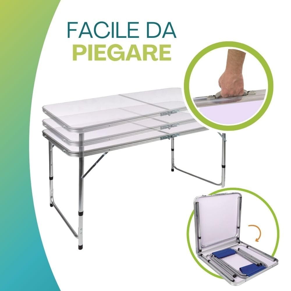 Set Tavolo Pieghevole con 4 Sgabelli Palucart foto 5