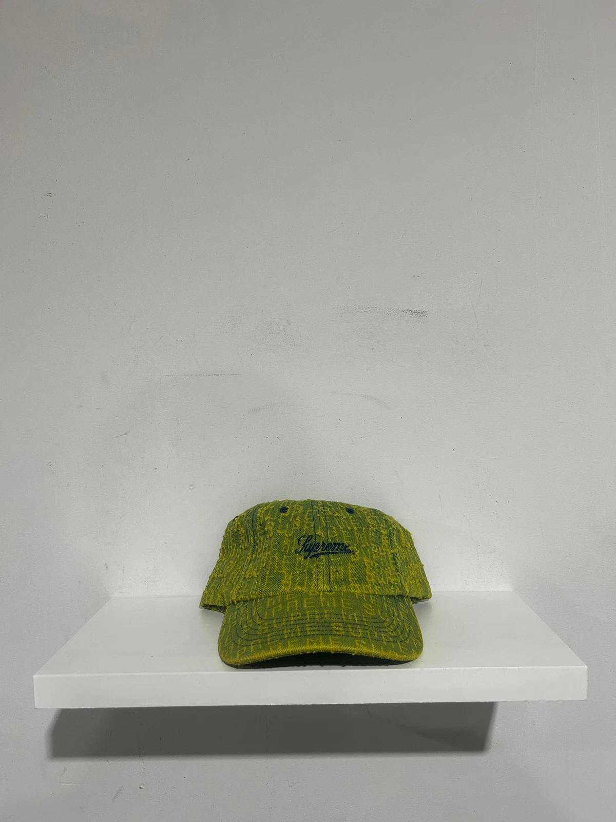 CHAPEAU ARRIÈRE 6 PANNEAUX DENIM POINÇONNÉ AIGUILLE SUPRÊME