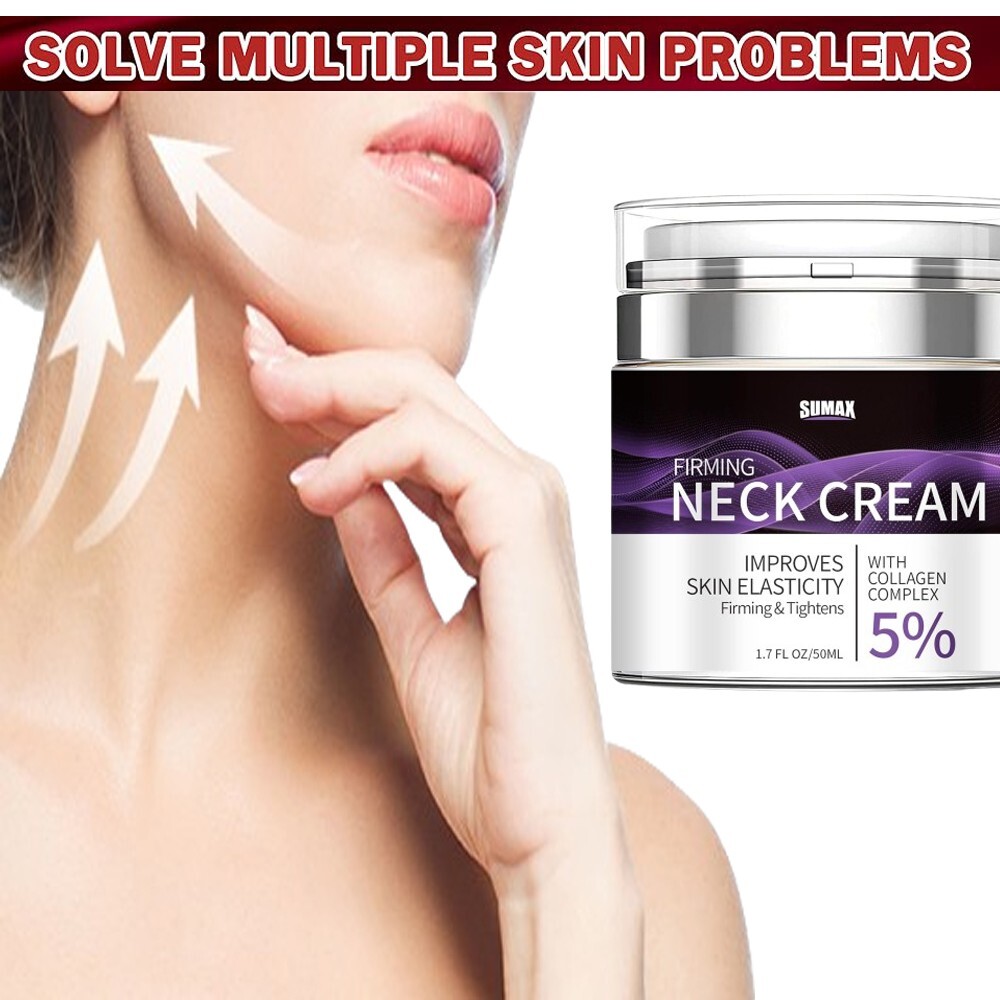 Firming Neck Cream for Crepey Skin Tighten & Lift 1.7 oz