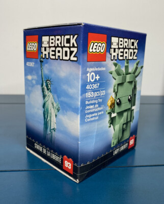 NIB LEGO 40367 Brickheadz Statue Of Lady Liberty 153 Pieces Ages