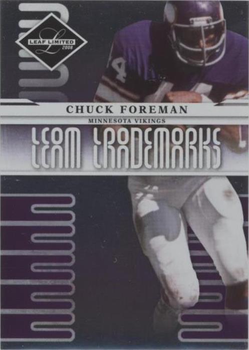 2008 Leaf Limited Chuck Foreman #T-20 - 1 of 2