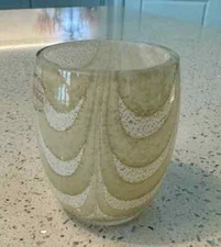 Arte Italica Natale Glass Votive