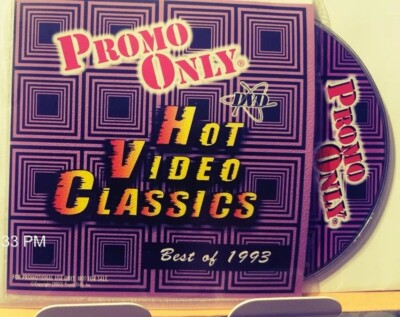 Mega rare DVD sleeve PROMO ONLY Hot Video Classics Best 1993 Volume 1 scratches