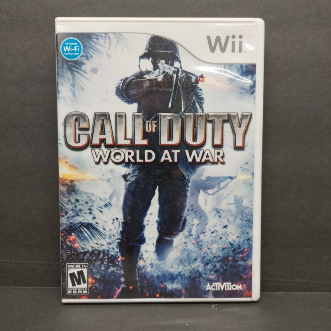 Call of Duty: World at War Nintendo Wii Video Game Complete