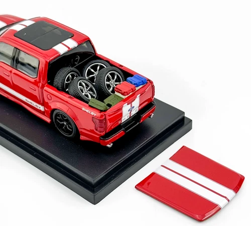 Lustiger 1:64 F-150 Shelby Pickup Truck Sport Muscle Modell Diecast Metall Auto - Bild 14 von 33