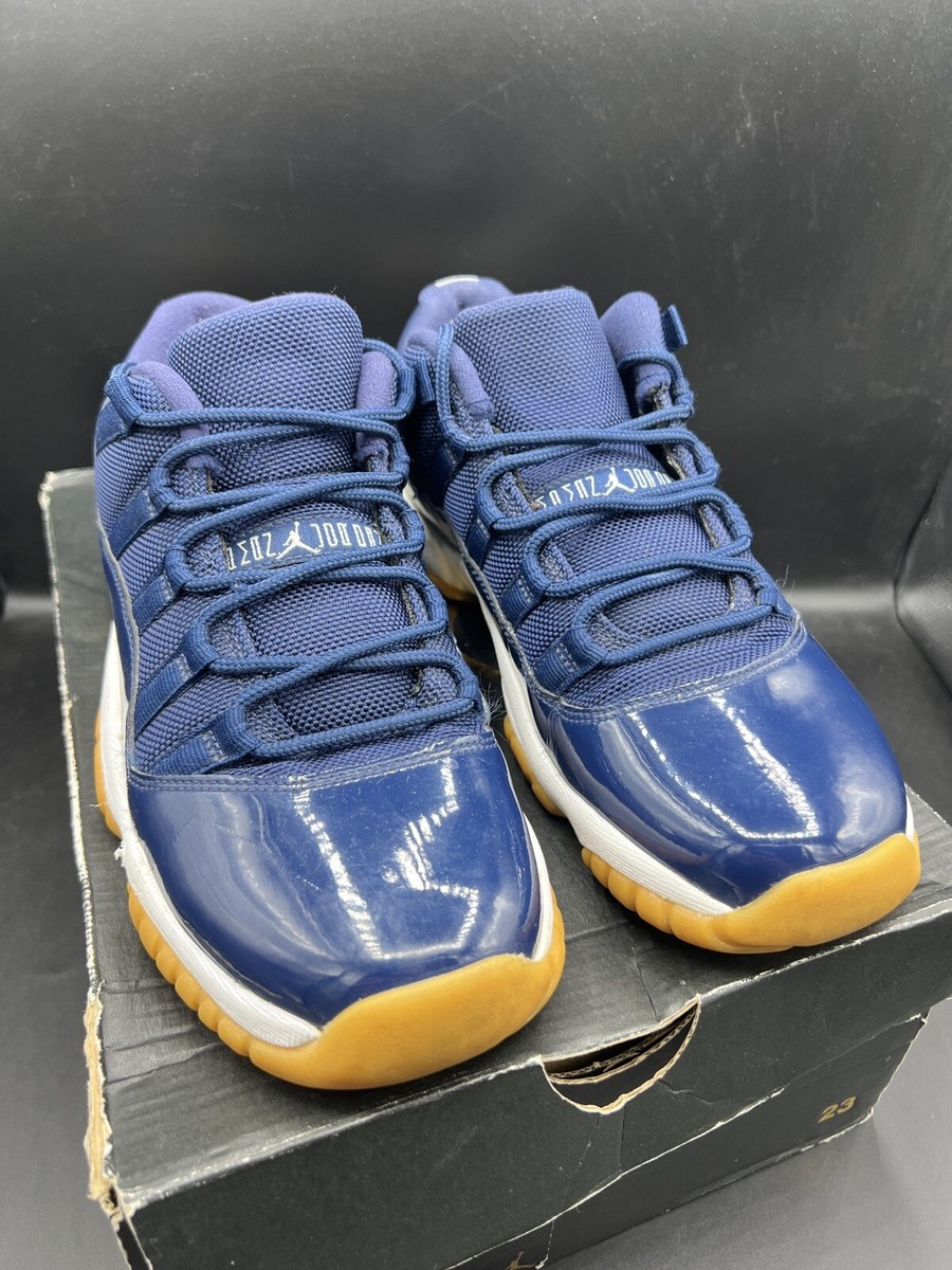jordan 11 retro low navy blue