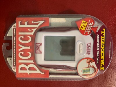 Bicycle Freecell Illuminated Touch Screen Handheld Game Card Techno Source New