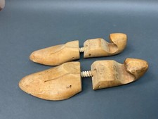 Antique Cobbler Wood Wooden Shoe Stretchers Sz 9B, Jones  Vining Inc. Twist Adj