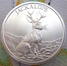 2 oz. 2023 JACKALOPE Cryptozoology Series BU rounds .999 fine silver 78.21 per troy oz