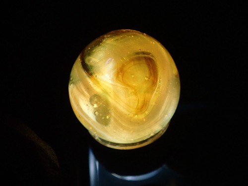 Old Marbles MF Christensen Agate Hand Gathered 3 Color Transparent 0.621” O - Picture 12 of 12