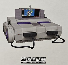 🎮 3 NEW Hallmark MARIOKART Luigi Donkey Kong SUPER NINTENDO NES CONSOLE NIB