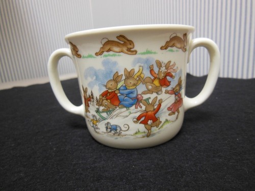 Bunnykins Royal Doulton Bone China England Lot Of 7- Mugs & Bowls - Picture 12 of 17