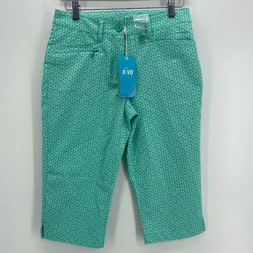Green Floral Print Golf 