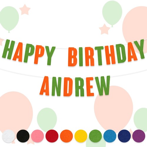 Personalisiertes maßgeschneidertes Jagdbanner: 15 cm Filzbuchstaben Partydekorationen Girlande - Bild 19 von 35