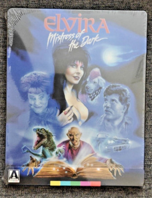 ELVIRA MISTRESS OF THE DARK (U.S. ARROW LIMITED ED. STEELBOOK Blu-ray, 1988) OOP