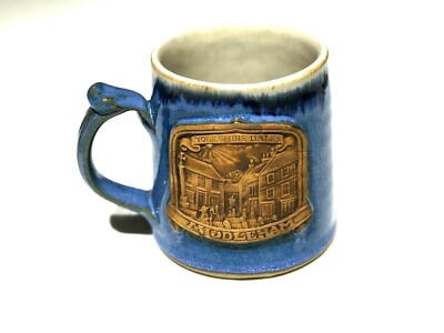 Ceramic Beer/ Stein Drink mug New England Yorkshire Dales Cup MIDDLEHAM Castle