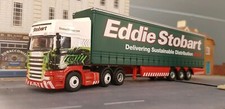 Model Eddie Stobart Scania Lorry Curtainside Tautliner Wagon Model 1:76 OO H123