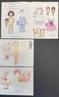 Vintage Magazine Paper Dolls Edie May & Lilibet Black Child & Doll Adorable