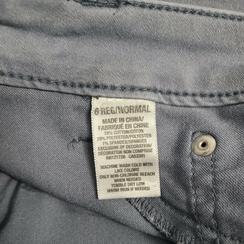 Aeropostale Designed in NYC hoch taillierte Knöchel-Jeggings Größe 6 bläulich grau - Bild 4 von 9