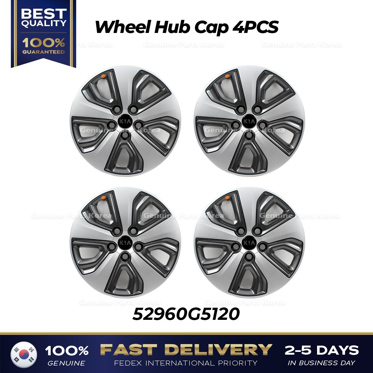 ⭐Genuine⭐ Wheel Hub Cap 4PCS 52960G5120 for Kia Niro | eBay