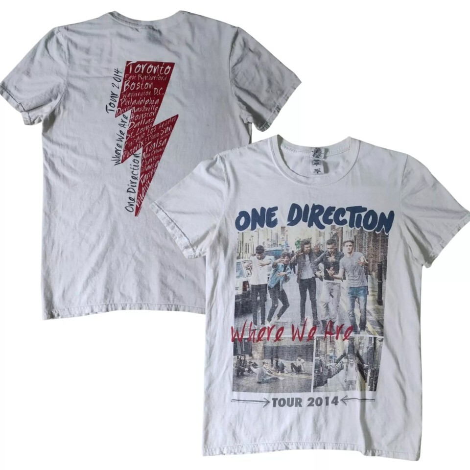 Nueva Camiseta 1D One Direction Tour 2014 Algodón Unisex Todas las Tallas AR350