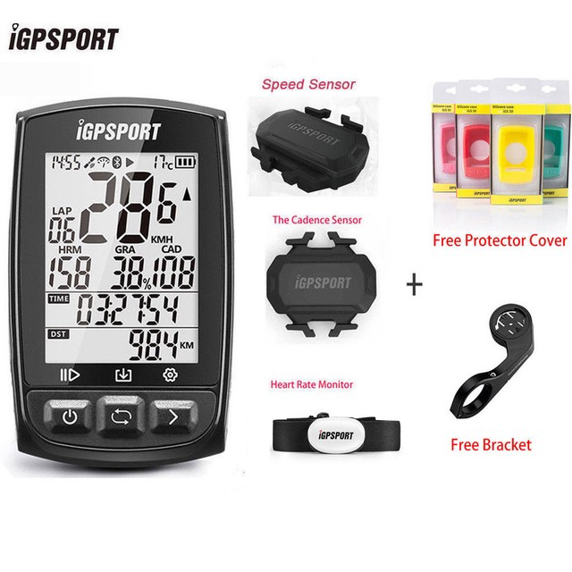 bicycle computer with heart rate monitor