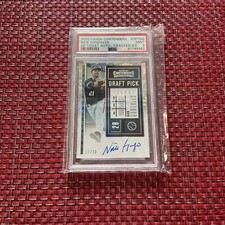 2020 Panini Contenders Draft #17/23 Auto Nick Gonzales #DPTNG Cracked Ice PSA 9