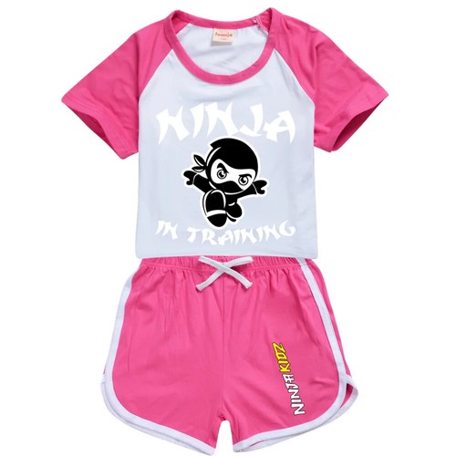 Clothing Set NINJA KIDZ Kids Sports T Shirt +Pants 2-piece Set Outfits Pyjamas - Picture 30 of 51