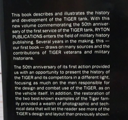 Tiger I by Uwe Feist & Bruce Culver, Ryton Publications, 1992 Collectors Edition - Picture 7 of 20