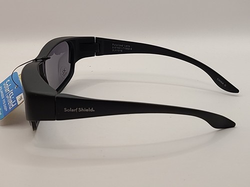 Solar Shield Polarized Fit Over Sunglasses, Size XL Advanced UV Protection Black - 第 2/8 張圖片