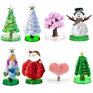 Filler Magic Growing Christmas Tree Funny Funny Crystal Toy Stocking Gift Z2I2 