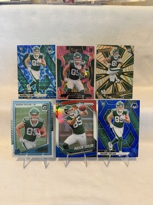  Mason Taylor 6 Card Rookie Lot Mosaic Blue Reactive, Select, Revolution 