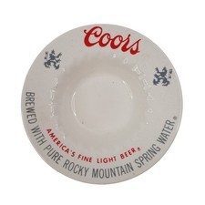 Vintage Coors Ceramiczna popielniczka na piwo