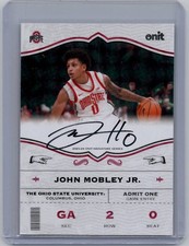 2025-26 Onit Ohio State Basketball John Mobley Jr. General Admision Auto /10
