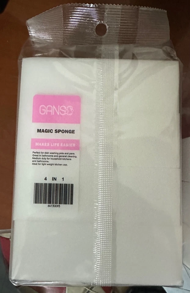 Magic Sponge For Multi Purpose Cleaning…easy clean without detergent…4 pcs  - Image 2 of 4