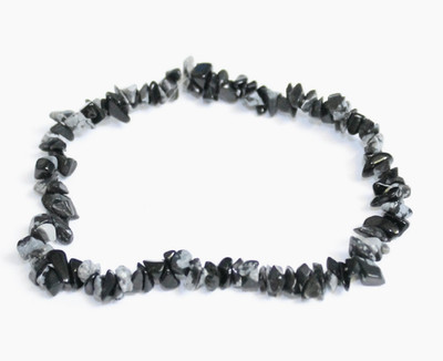 Schneeflocke Obsidian Kristall Armband Heilung Schutz Energie