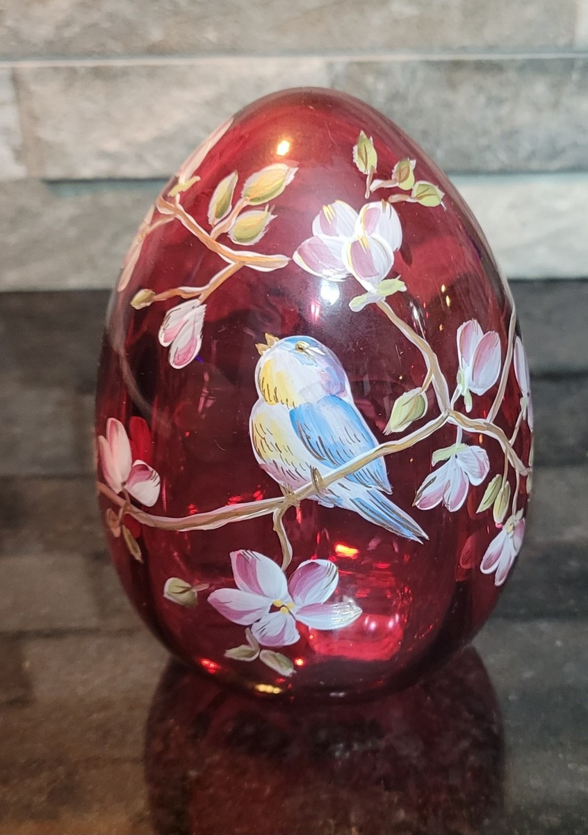 Fenton Art Glass・アンティークガラス Fenton Art Glass Thomas Fenton Signature Spruce Green Magnolia and