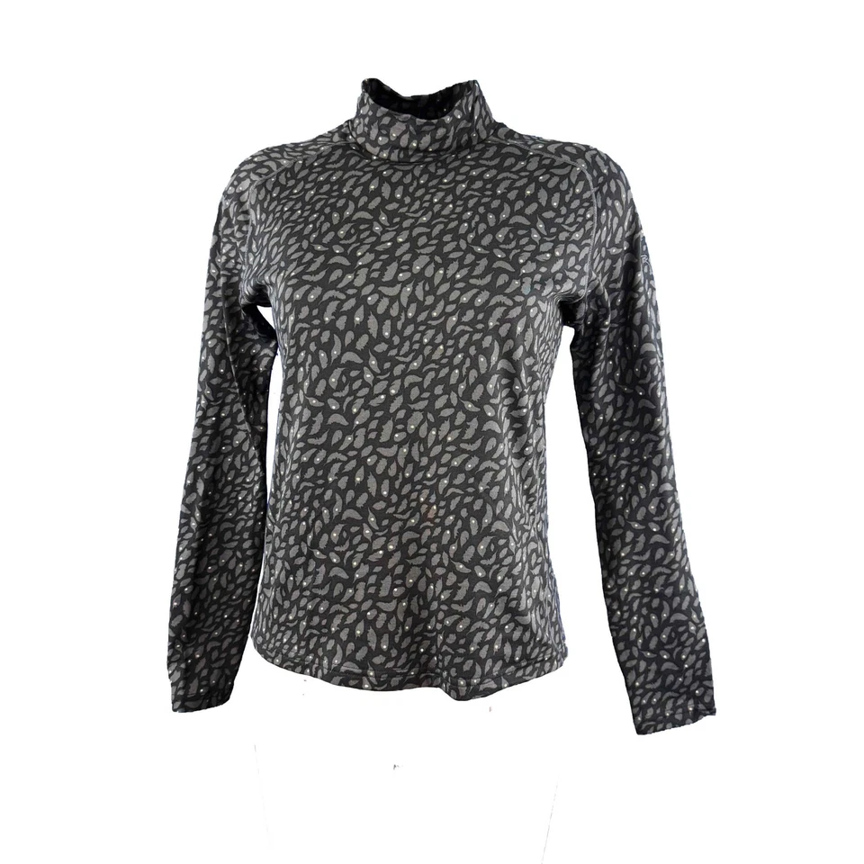 Chervo Damen lang Arm Rolli Pullover Tania PRO THERM schwarz grau 034L 2.Wahl