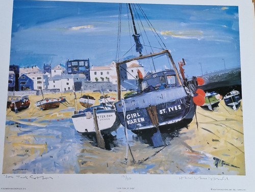 Signed Hamish MacDonald Low Tide, St Ives, Cornwall Limited Edition Print No 171 - Picture 3 of 9