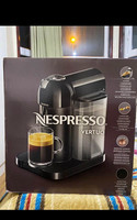 Nespresso Vertuo Capsule Coffee Machine, Espresso/Gran Lungo, Black/Silver